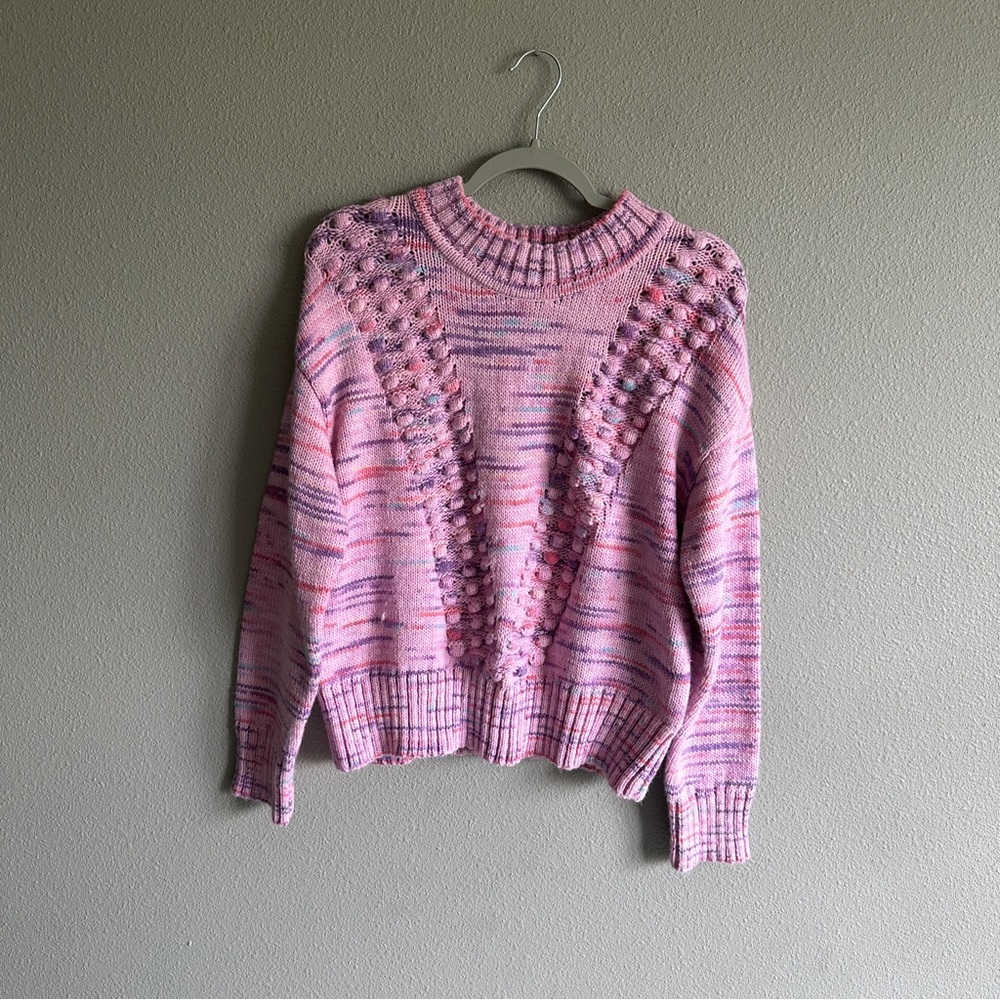 NWT Talbots Pink Textured Sweater Medium